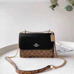 Coach Klare Crossbody in Signature Canvas With Rivert Bag With_Box Dustbag Bill