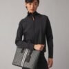 Tory Burch T Monogram Coated Canvas Tote Bag Navy With Dust Bag
